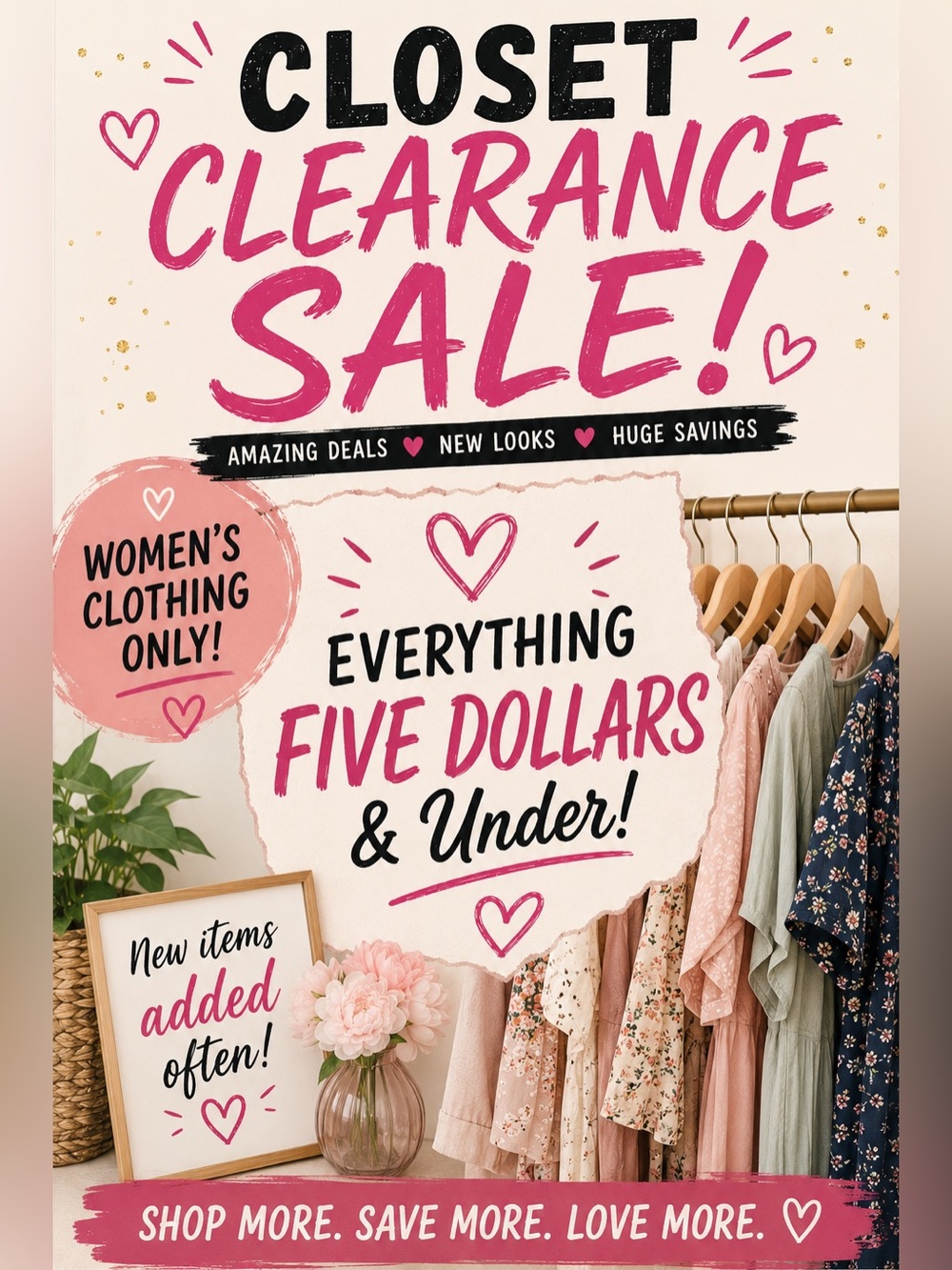 Unlisted items 8/21 Clearance Items 🛍️